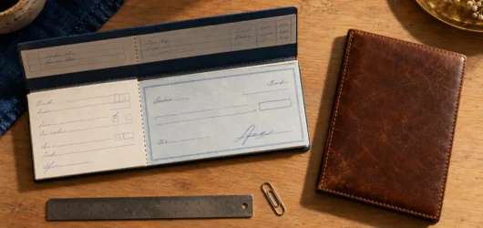 Chéquier de correspondance : pourquoi « sans talon » ne désigne pas le bon format